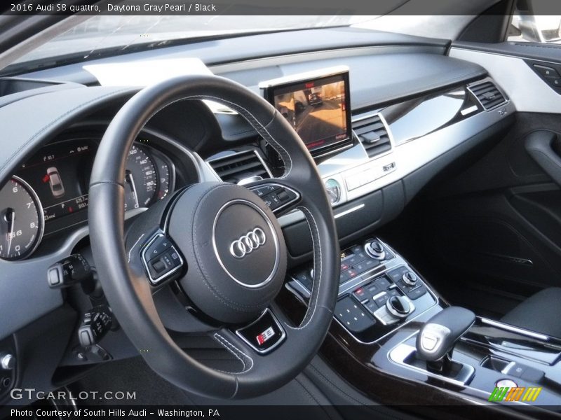 Daytona Gray Pearl / Black 2016 Audi S8 quattro