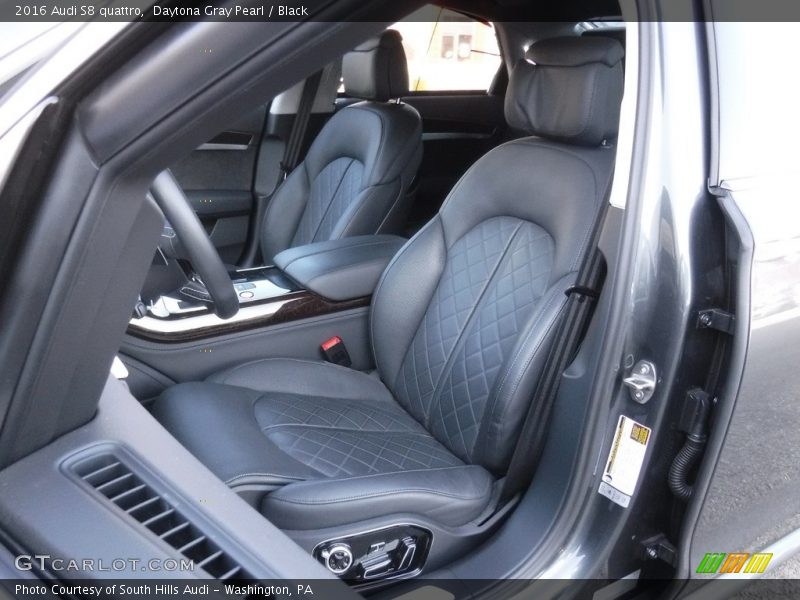 Daytona Gray Pearl / Black 2016 Audi S8 quattro