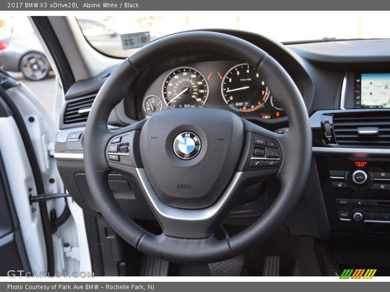 Alpine White / Black 2017 BMW X3 xDrive28i