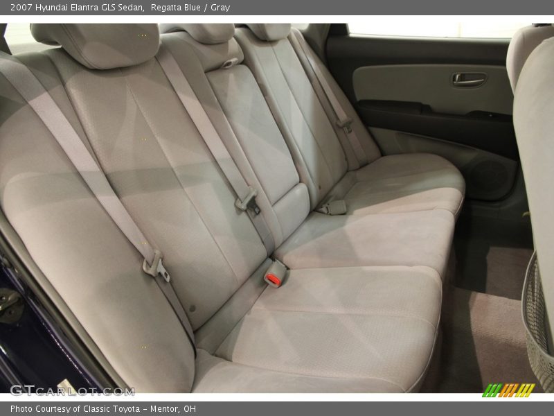 Regatta Blue / Gray 2007 Hyundai Elantra GLS Sedan