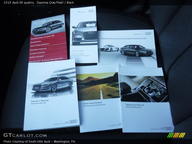Daytona Gray Pearl / Black 2016 Audi S8 quattro