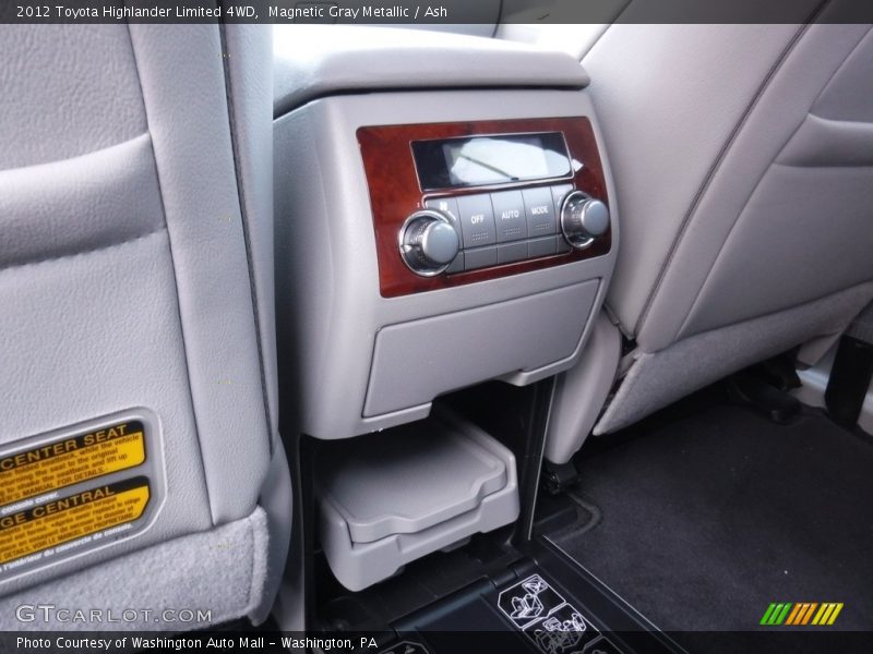 Magnetic Gray Metallic / Ash 2012 Toyota Highlander Limited 4WD