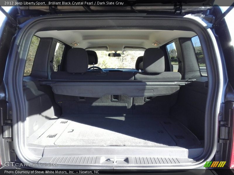 Brilliant Black Crystal Pearl / Dark Slate Gray 2012 Jeep Liberty Sport