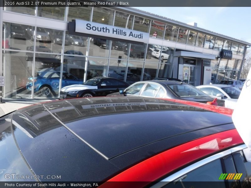 Misano Red Pearl / Black 2016 Audi S3 2.0T Premium Plus quattro