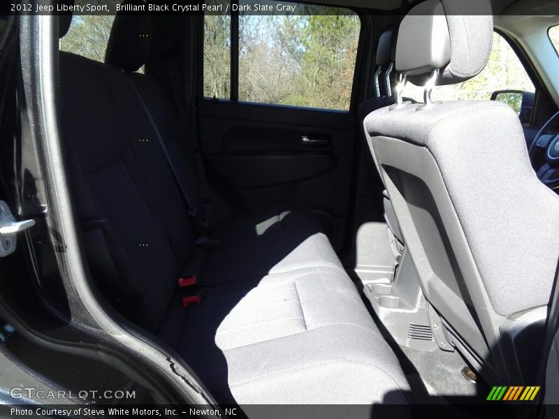 Brilliant Black Crystal Pearl / Dark Slate Gray 2012 Jeep Liberty Sport