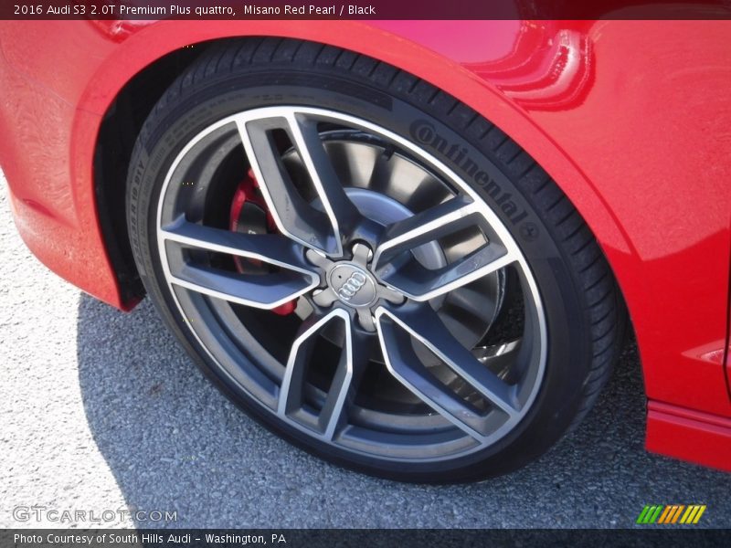 Misano Red Pearl / Black 2016 Audi S3 2.0T Premium Plus quattro