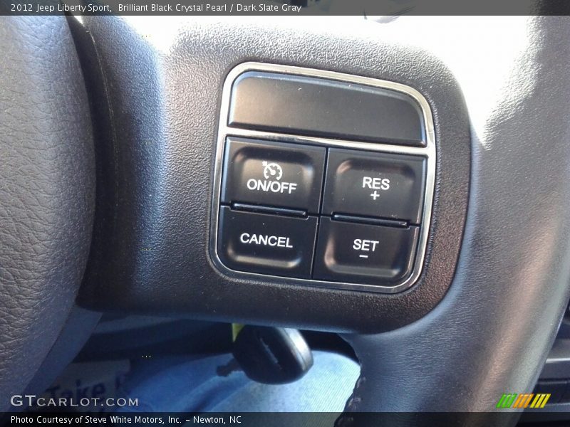 Brilliant Black Crystal Pearl / Dark Slate Gray 2012 Jeep Liberty Sport