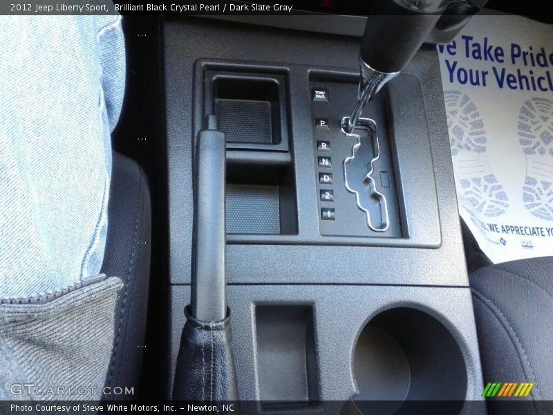 Brilliant Black Crystal Pearl / Dark Slate Gray 2012 Jeep Liberty Sport