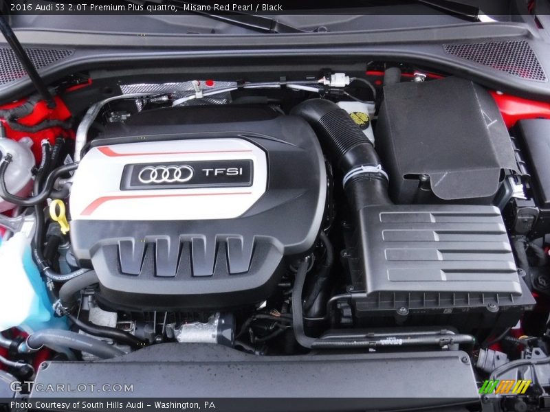  2016 S3 2.0T Premium Plus quattro Engine - 2.0 Liter Turbocharged FSI DOHC 16-Valve VVT 4 Cylinder