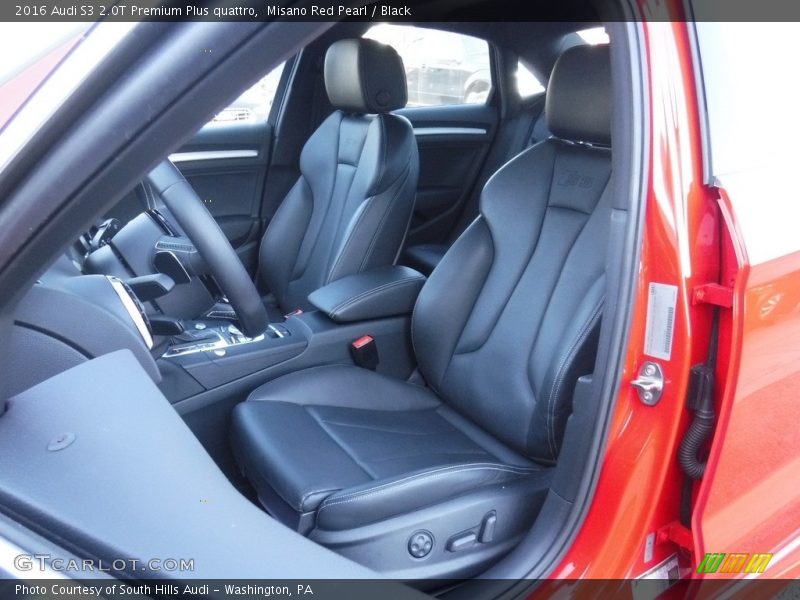 Front Seat of 2016 S3 2.0T Premium Plus quattro