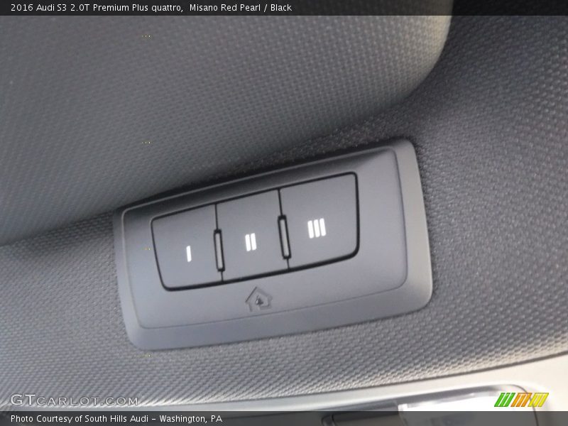 Misano Red Pearl / Black 2016 Audi S3 2.0T Premium Plus quattro