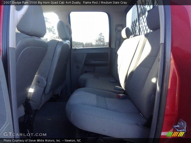Flame Red / Medium Slate Gray 2007 Dodge Ram 3500 Big Horn Quad Cab 4x4 Dually
