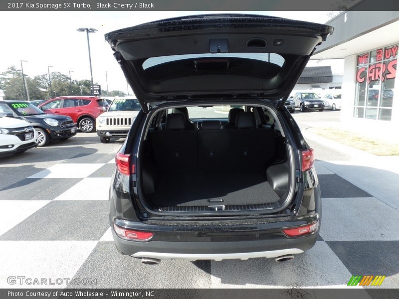 Black Cherry / Black 2017 Kia Sportage SX Turbo