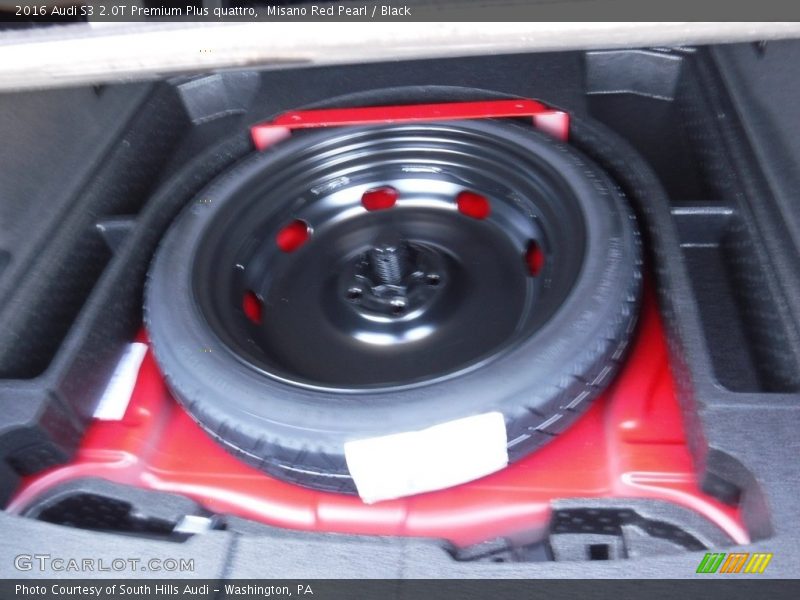 Misano Red Pearl / Black 2016 Audi S3 2.0T Premium Plus quattro