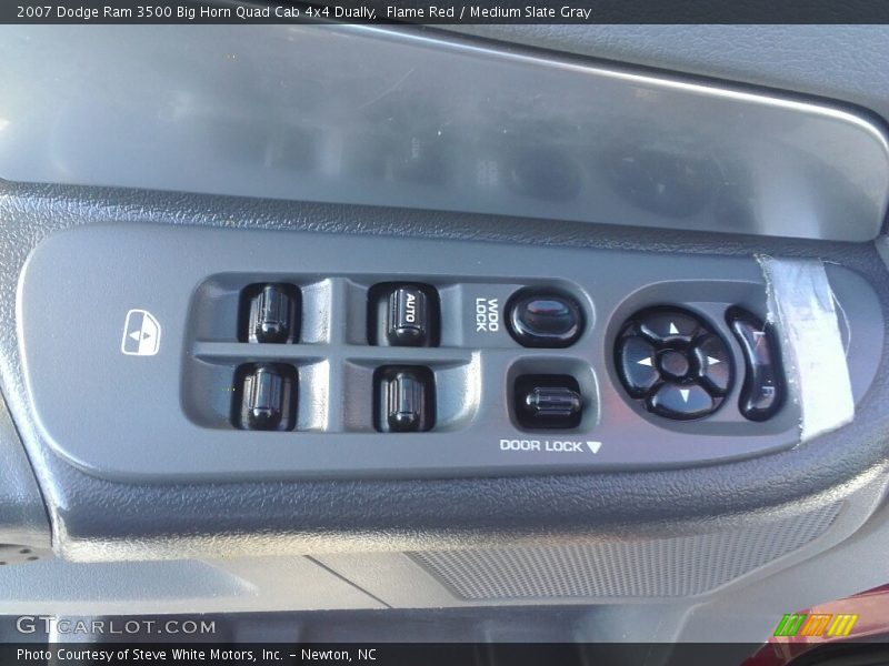 Flame Red / Medium Slate Gray 2007 Dodge Ram 3500 Big Horn Quad Cab 4x4 Dually