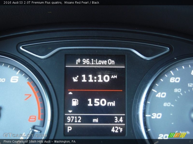 Misano Red Pearl / Black 2016 Audi S3 2.0T Premium Plus quattro