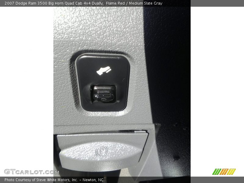 Flame Red / Medium Slate Gray 2007 Dodge Ram 3500 Big Horn Quad Cab 4x4 Dually