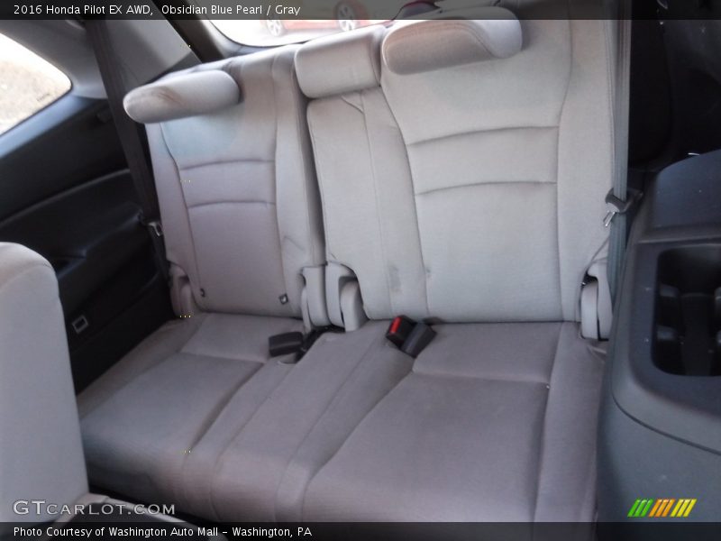 Obsidian Blue Pearl / Gray 2016 Honda Pilot EX AWD