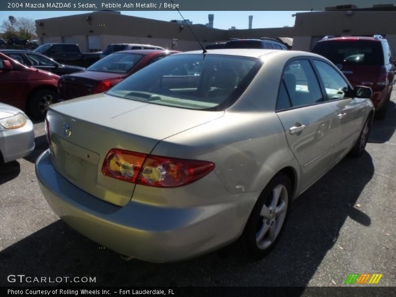 Pebble Ash Metallic / Beige 2004 Mazda MAZDA6 s Sedan