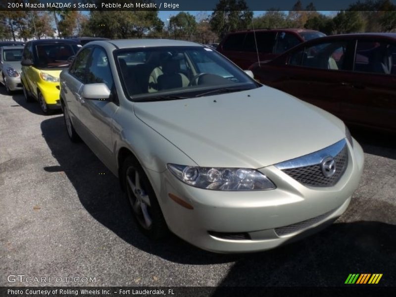 Pebble Ash Metallic / Beige 2004 Mazda MAZDA6 s Sedan