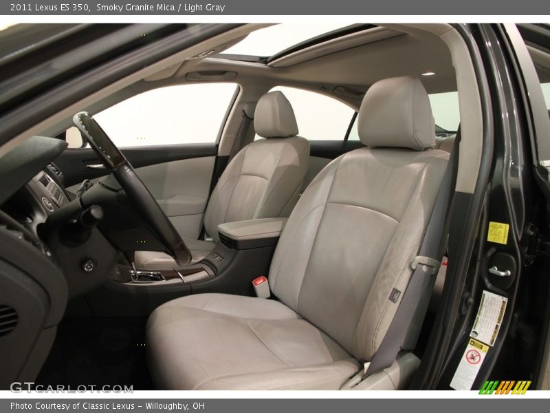 Smoky Granite Mica / Light Gray 2011 Lexus ES 350