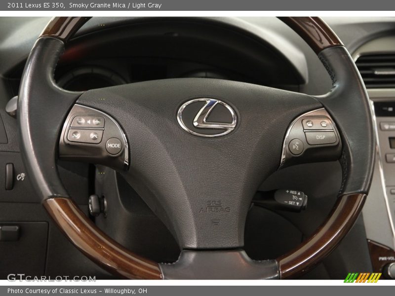 Smoky Granite Mica / Light Gray 2011 Lexus ES 350