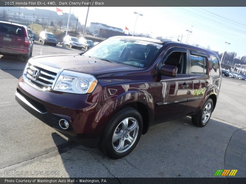 Dark Cherry Pearl / Black 2015 Honda Pilot EX-L 4WD