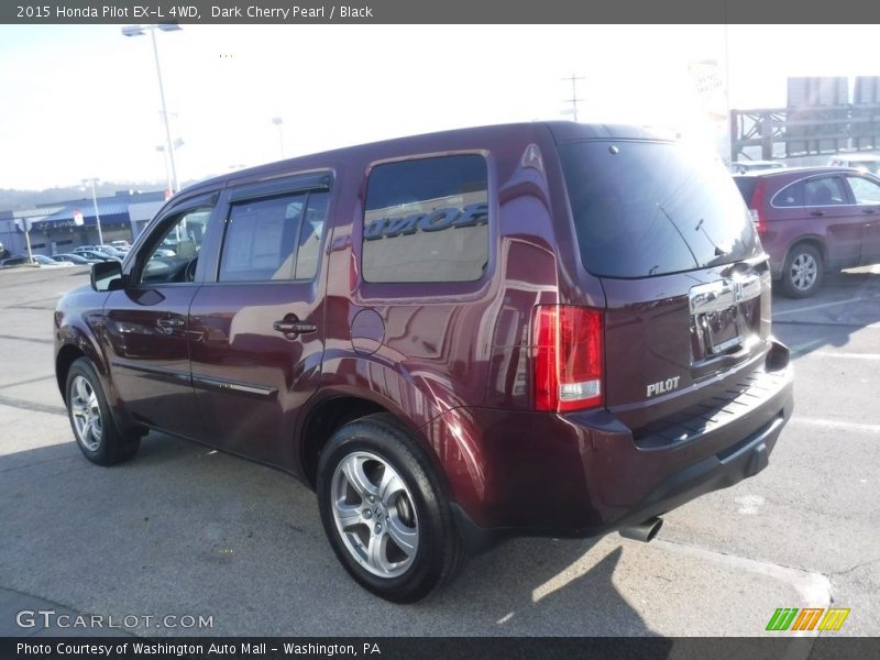 Dark Cherry Pearl / Black 2015 Honda Pilot EX-L 4WD