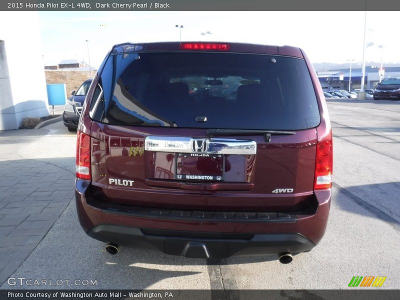 Dark Cherry Pearl / Black 2015 Honda Pilot EX-L 4WD