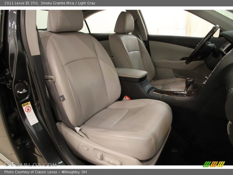 Smoky Granite Mica / Light Gray 2011 Lexus ES 350