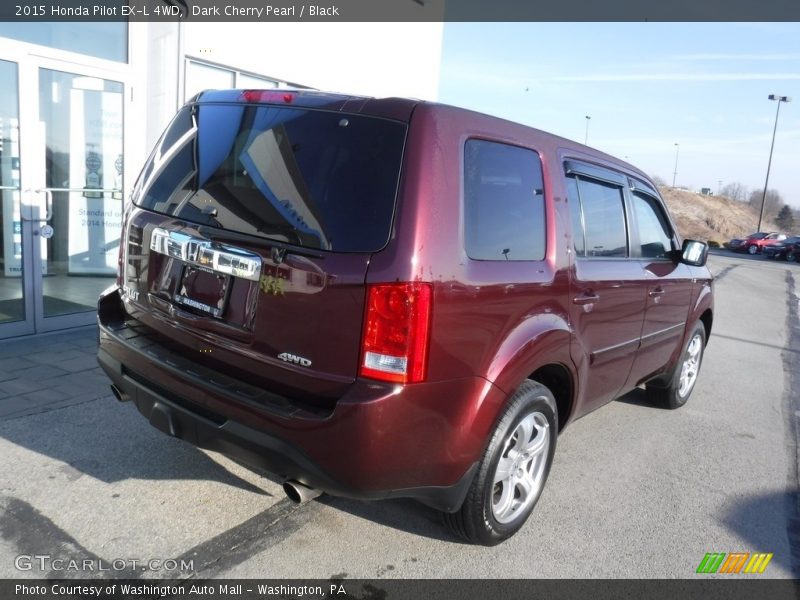 Dark Cherry Pearl / Black 2015 Honda Pilot EX-L 4WD