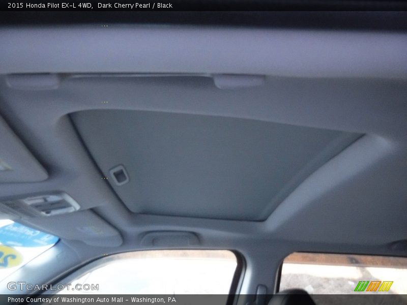 Dark Cherry Pearl / Black 2015 Honda Pilot EX-L 4WD