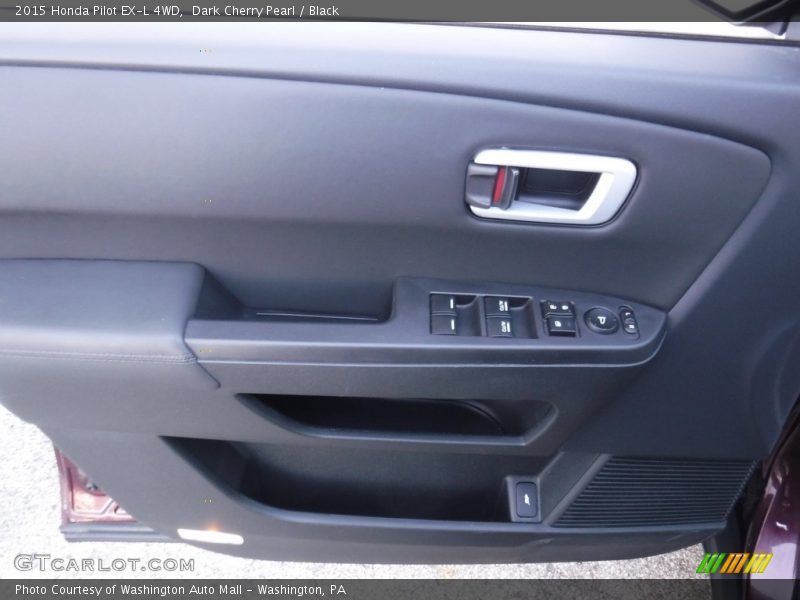 Dark Cherry Pearl / Black 2015 Honda Pilot EX-L 4WD