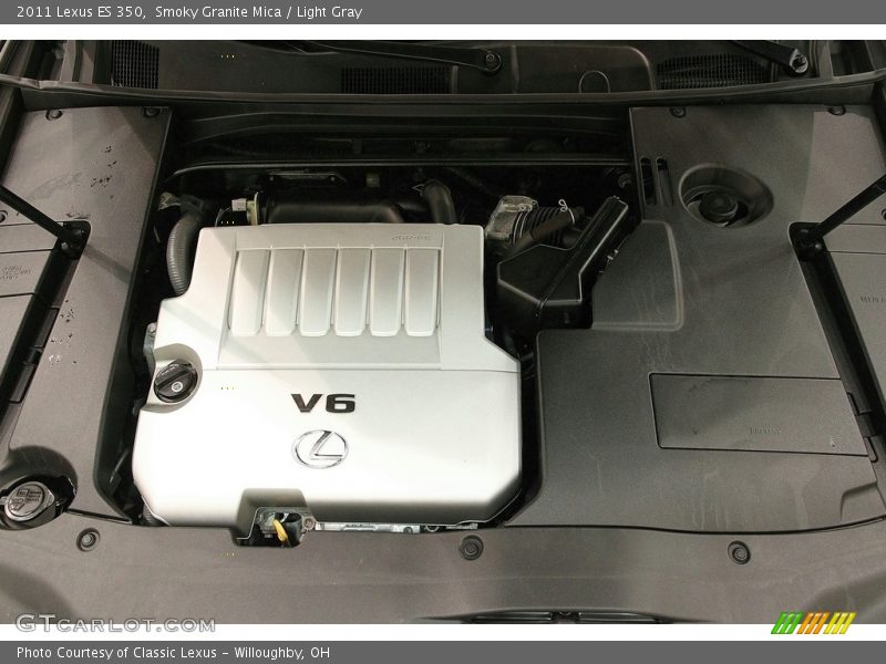 Smoky Granite Mica / Light Gray 2011 Lexus ES 350