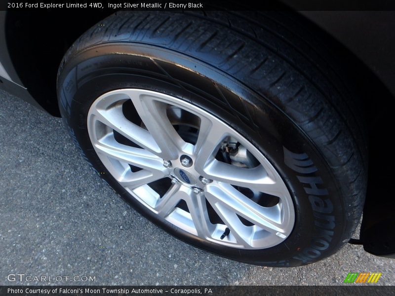 Ingot Silver Metallic / Ebony Black 2016 Ford Explorer Limited 4WD