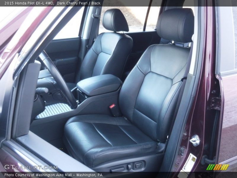 Dark Cherry Pearl / Black 2015 Honda Pilot EX-L 4WD