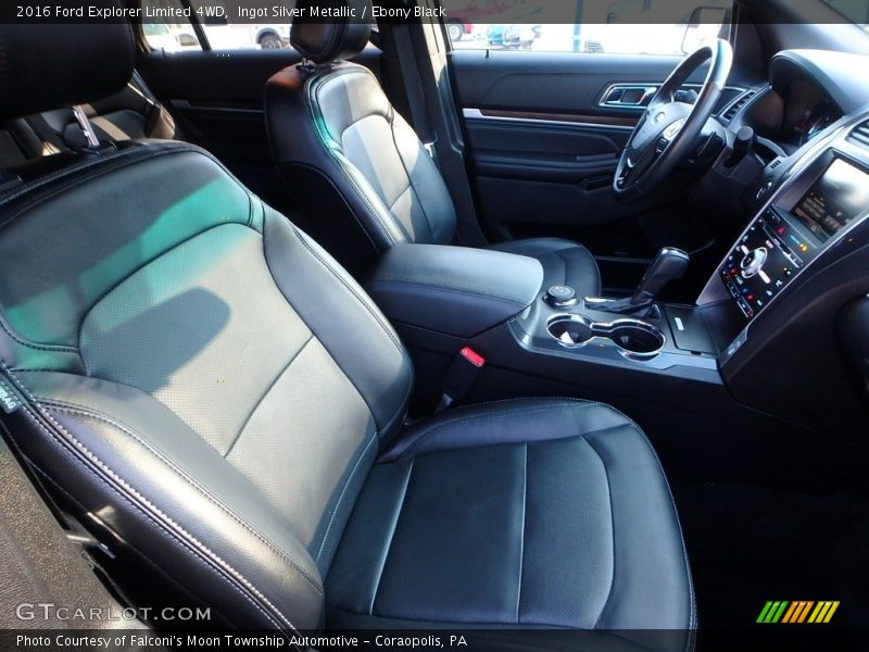 Ingot Silver Metallic / Ebony Black 2016 Ford Explorer Limited 4WD