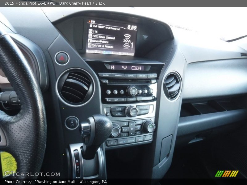 Dark Cherry Pearl / Black 2015 Honda Pilot EX-L 4WD
