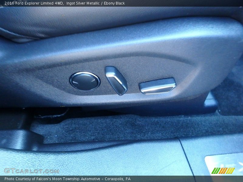 Ingot Silver Metallic / Ebony Black 2016 Ford Explorer Limited 4WD