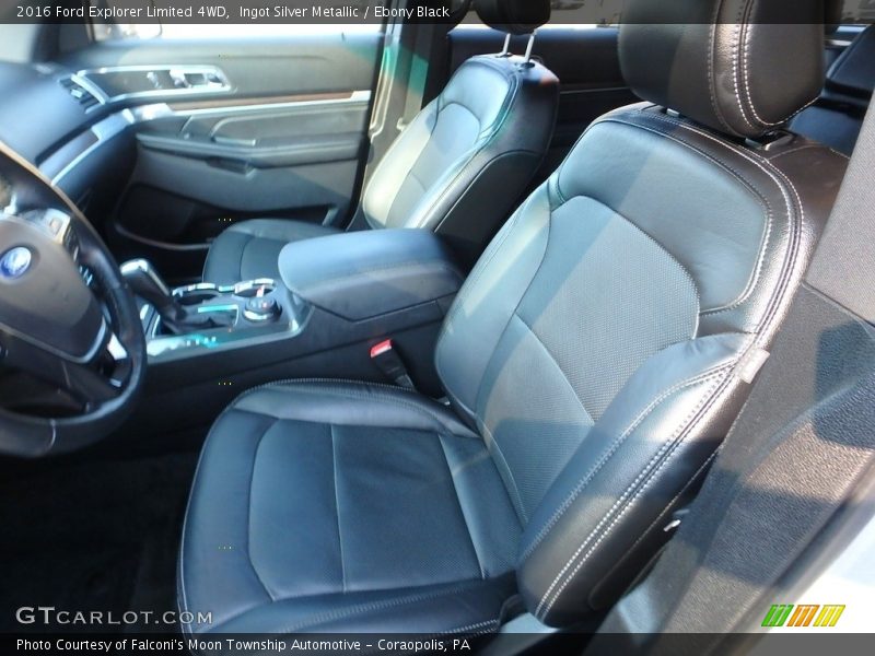Ingot Silver Metallic / Ebony Black 2016 Ford Explorer Limited 4WD