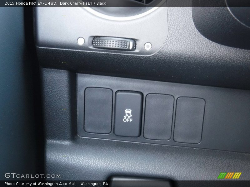 Dark Cherry Pearl / Black 2015 Honda Pilot EX-L 4WD