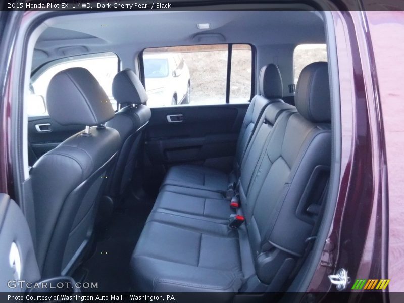 Dark Cherry Pearl / Black 2015 Honda Pilot EX-L 4WD