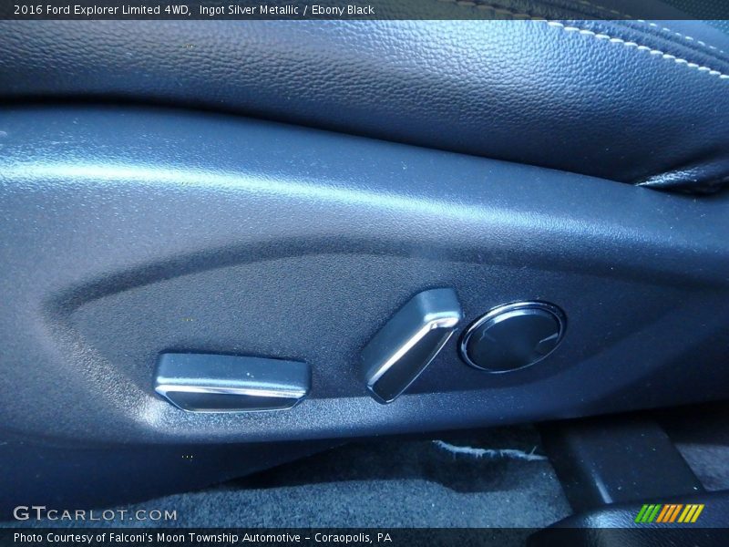 Ingot Silver Metallic / Ebony Black 2016 Ford Explorer Limited 4WD