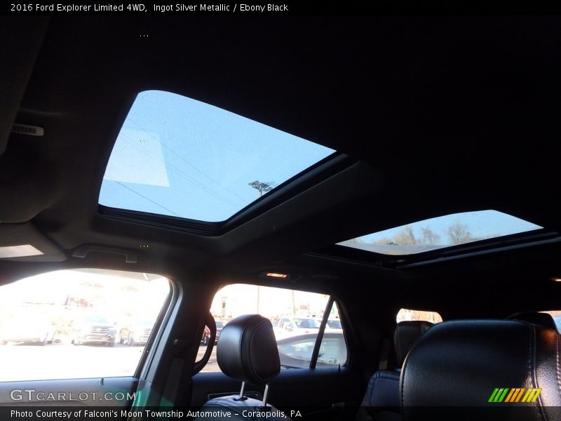 Ingot Silver Metallic / Ebony Black 2016 Ford Explorer Limited 4WD