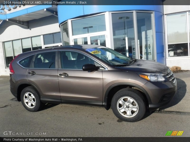 Urban Titanium Metallic / Black 2014 Honda CR-V LX AWD