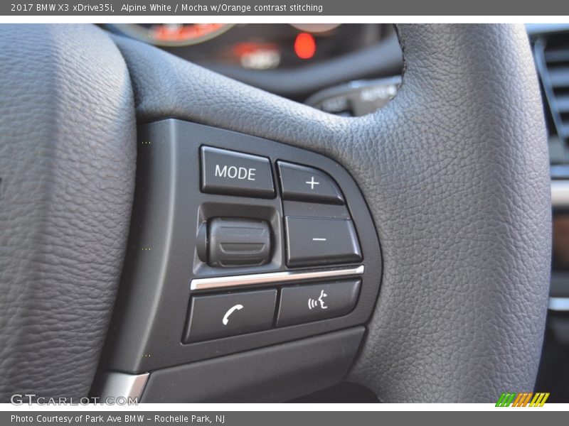 Controls of 2017 X3 xDrive35i