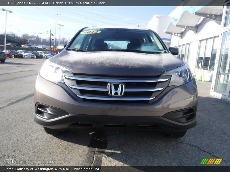 Urban Titanium Metallic / Black 2014 Honda CR-V LX AWD