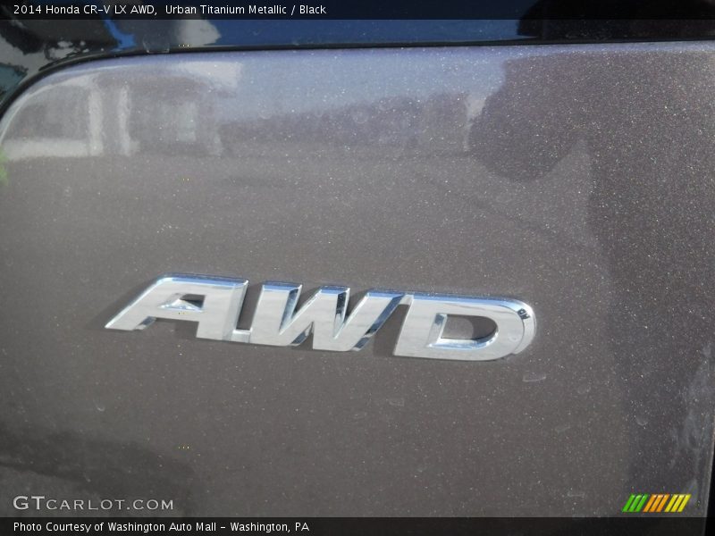 Urban Titanium Metallic / Black 2014 Honda CR-V LX AWD