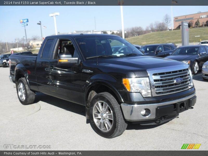 Tuxedo Black / Black 2014 Ford F150 Lariat SuperCab 4x4