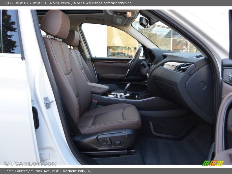 Front Seat of 2017 X3 xDrive35i